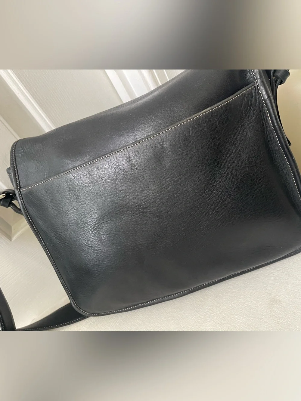 Coach sleek black